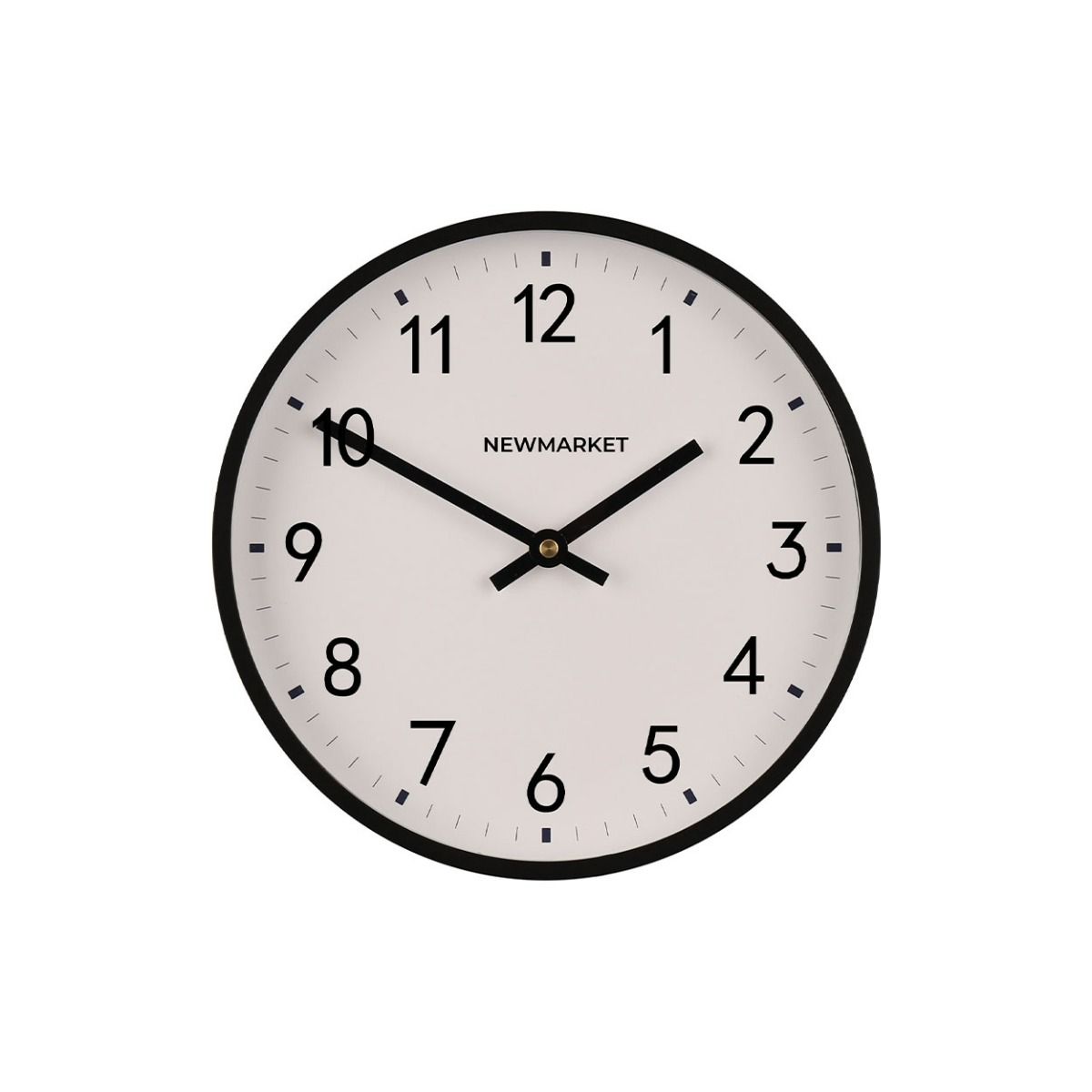 Wall Clock Black White 25Cm | Woodie's