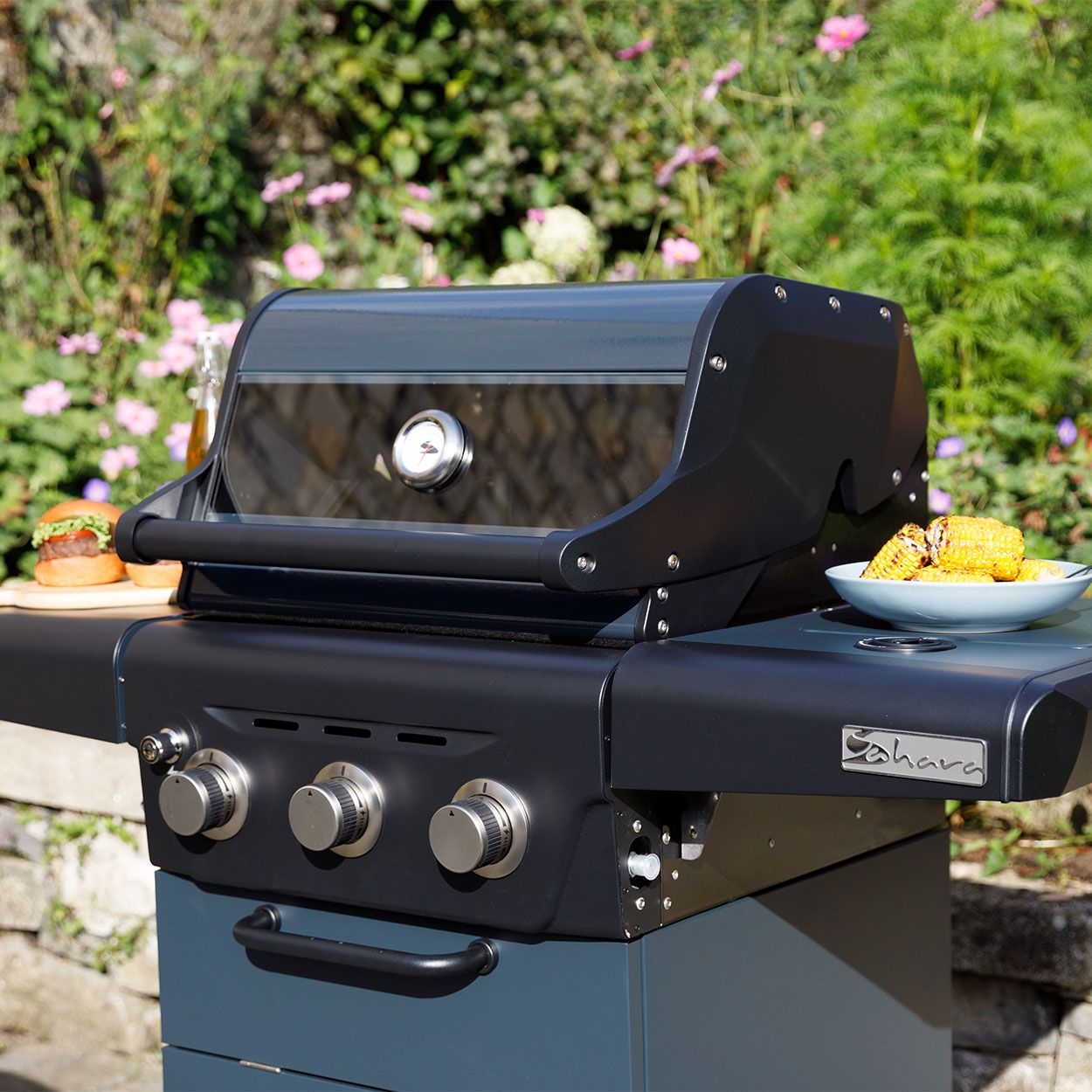 Sahara X350 3 Burner Gas BBQ