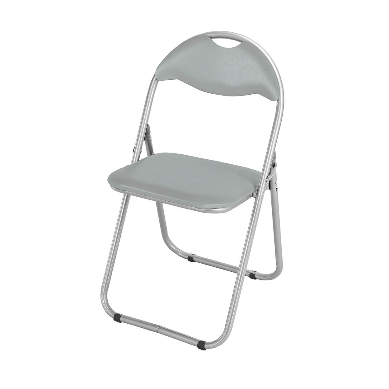 Metal Folding Chair Grey Woodie s