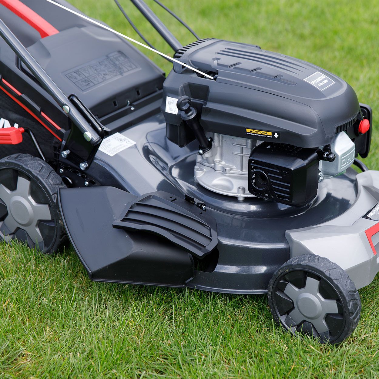 Pro Lawn Hyundai Self Propelled Petrol Lawnmower 51cm 170cc Woodie s