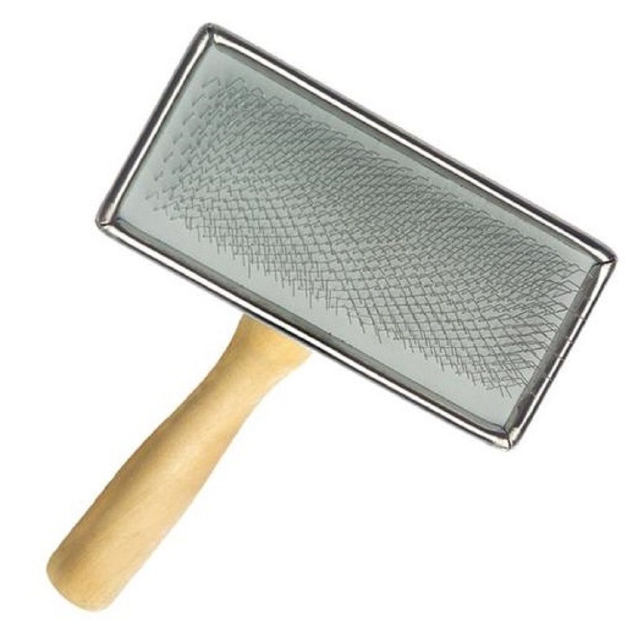 Wooden slicker brush top