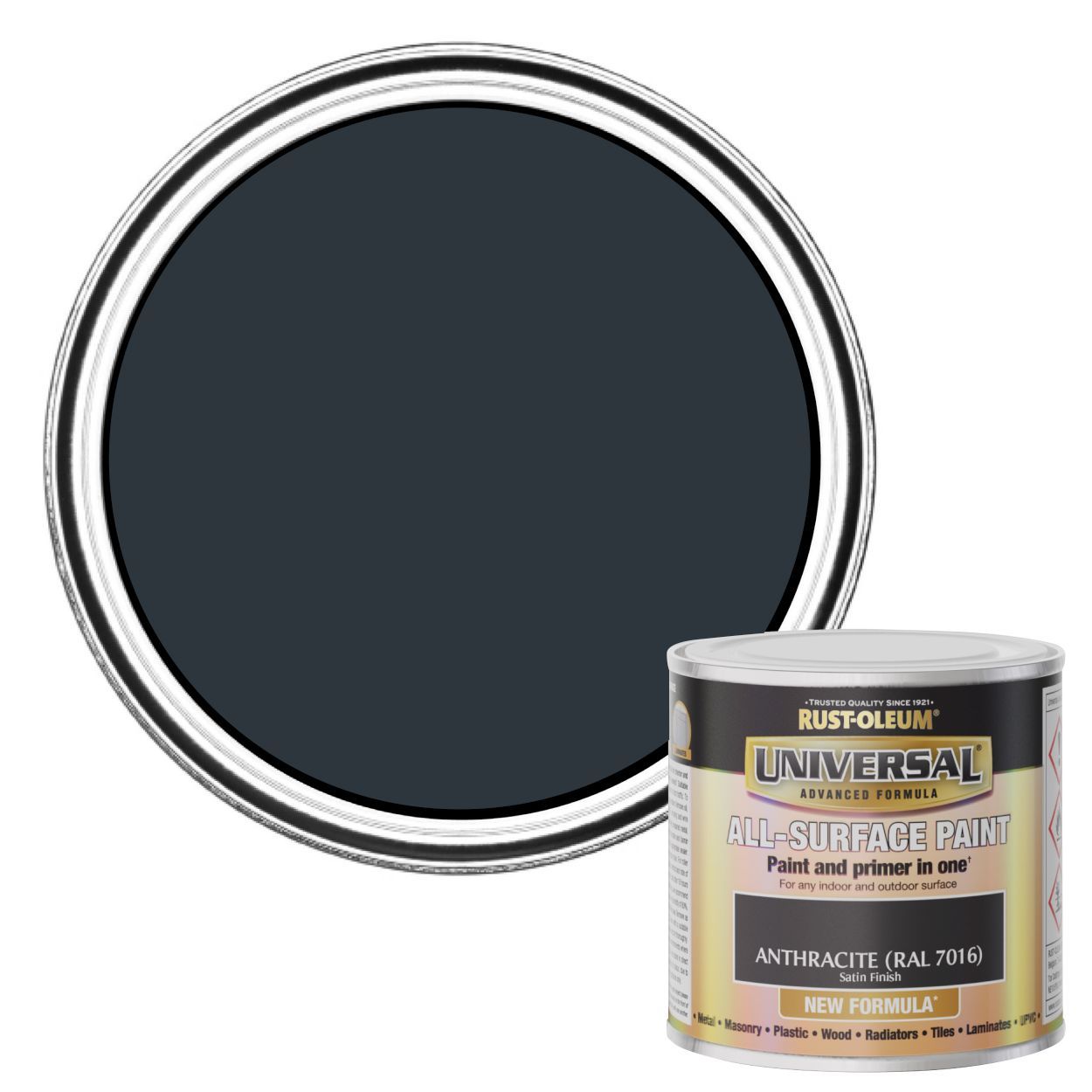 Rust Oleum Universal Anthracite Satin 250ml Woodie s