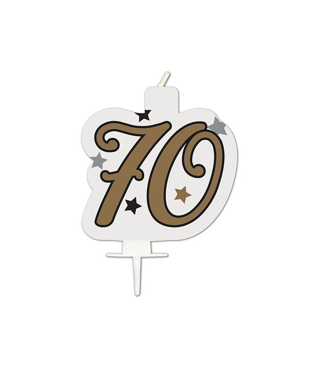 AOOLADA 70th Birthday Candles - Rose Gold Number 70 Cake Candles With Crowns, Milestone Celebration - View #13