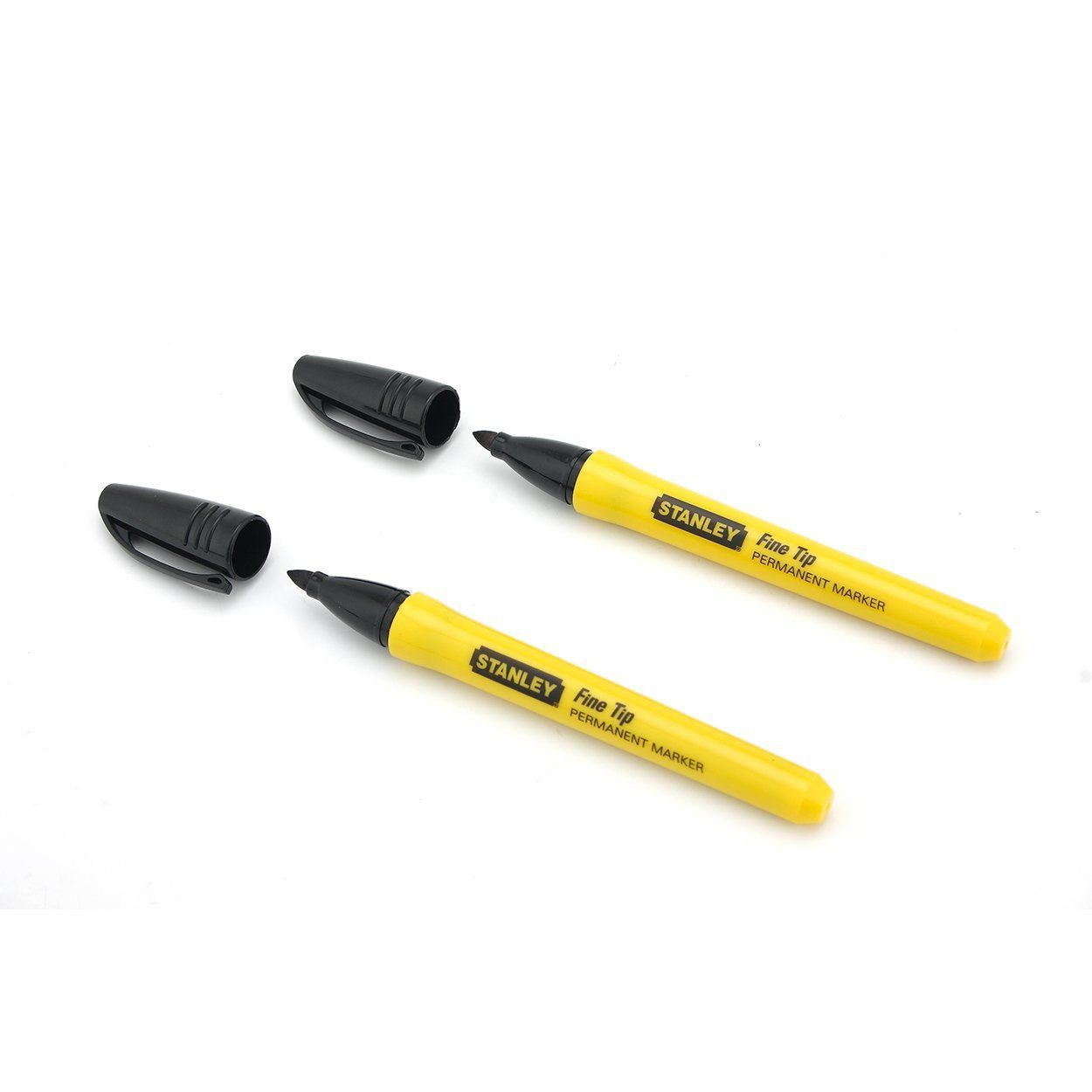 Stanley Black Fine Tip Permanent Marker - Pack Of 2