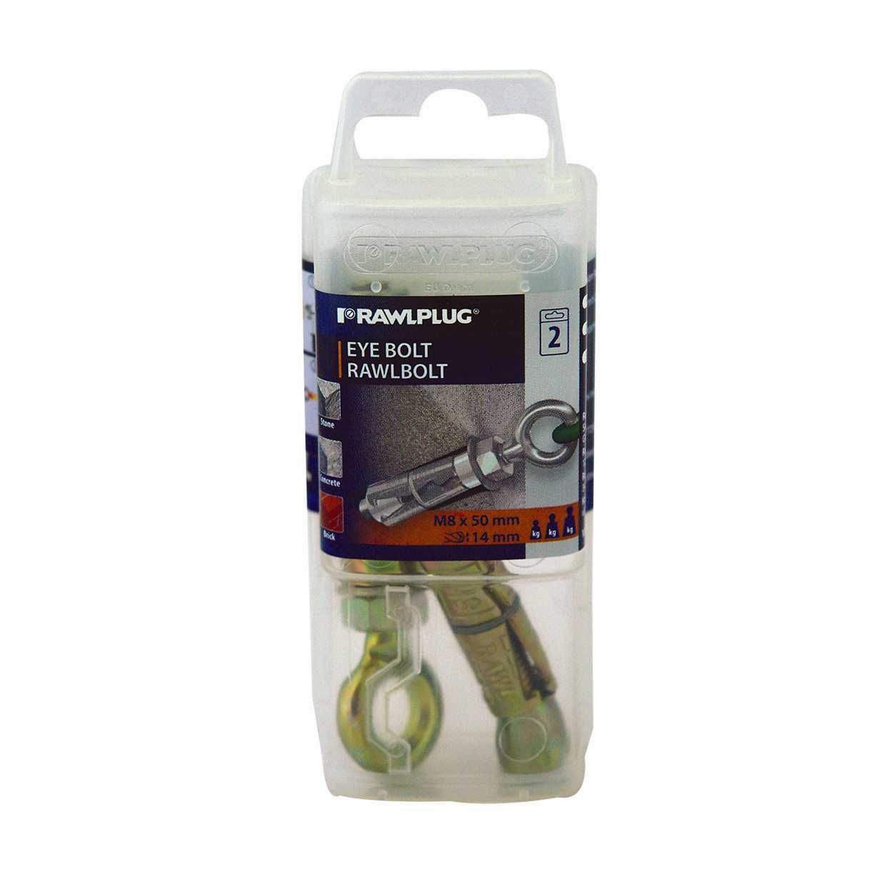 Rawlplug M6 Eyebolt pack of 2