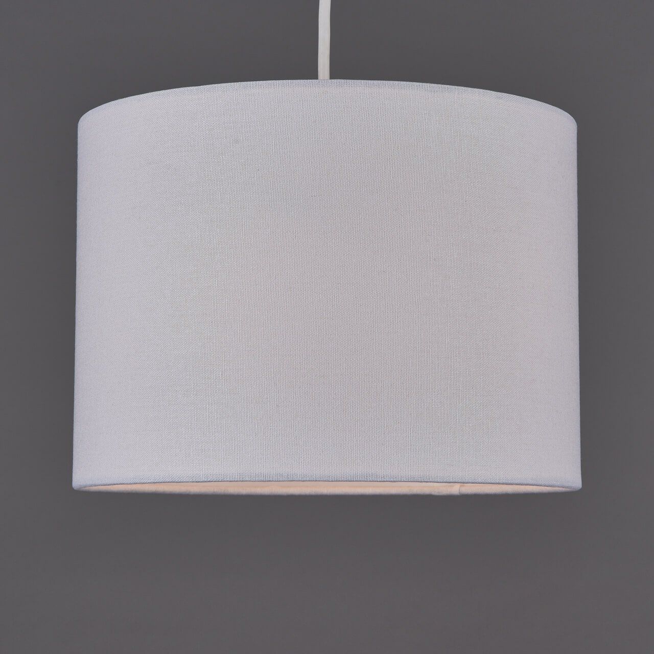 25cm Drum White Shade