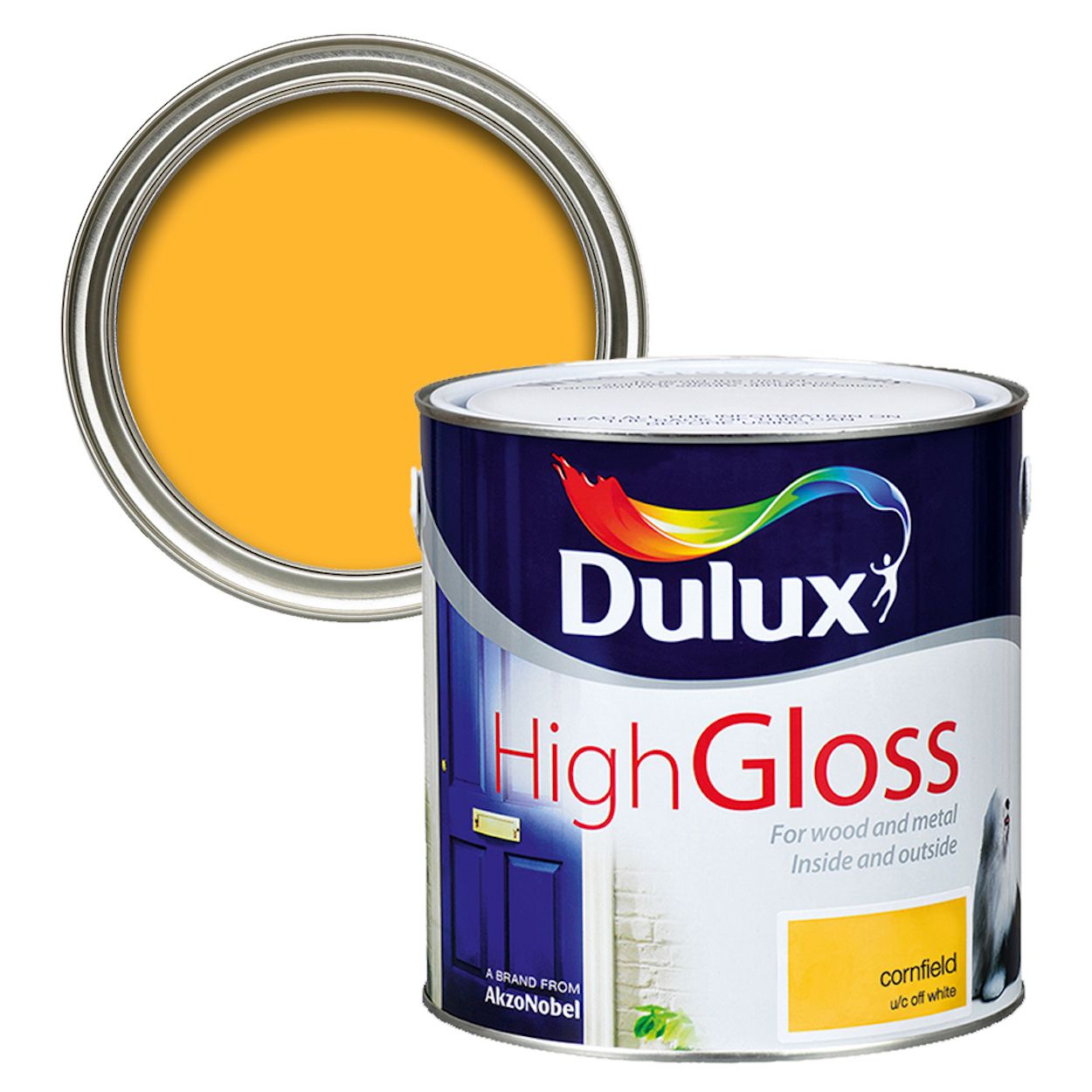 Dulux High Gloss Cornfield 2.5L