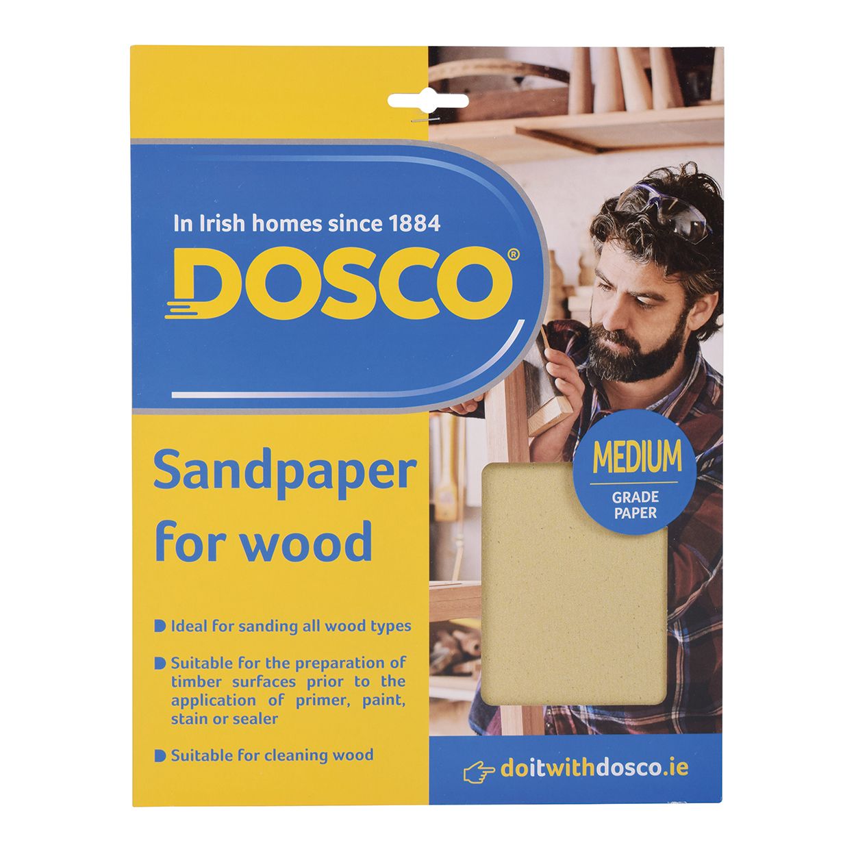 Dosco 5pack Medium Sandpaper