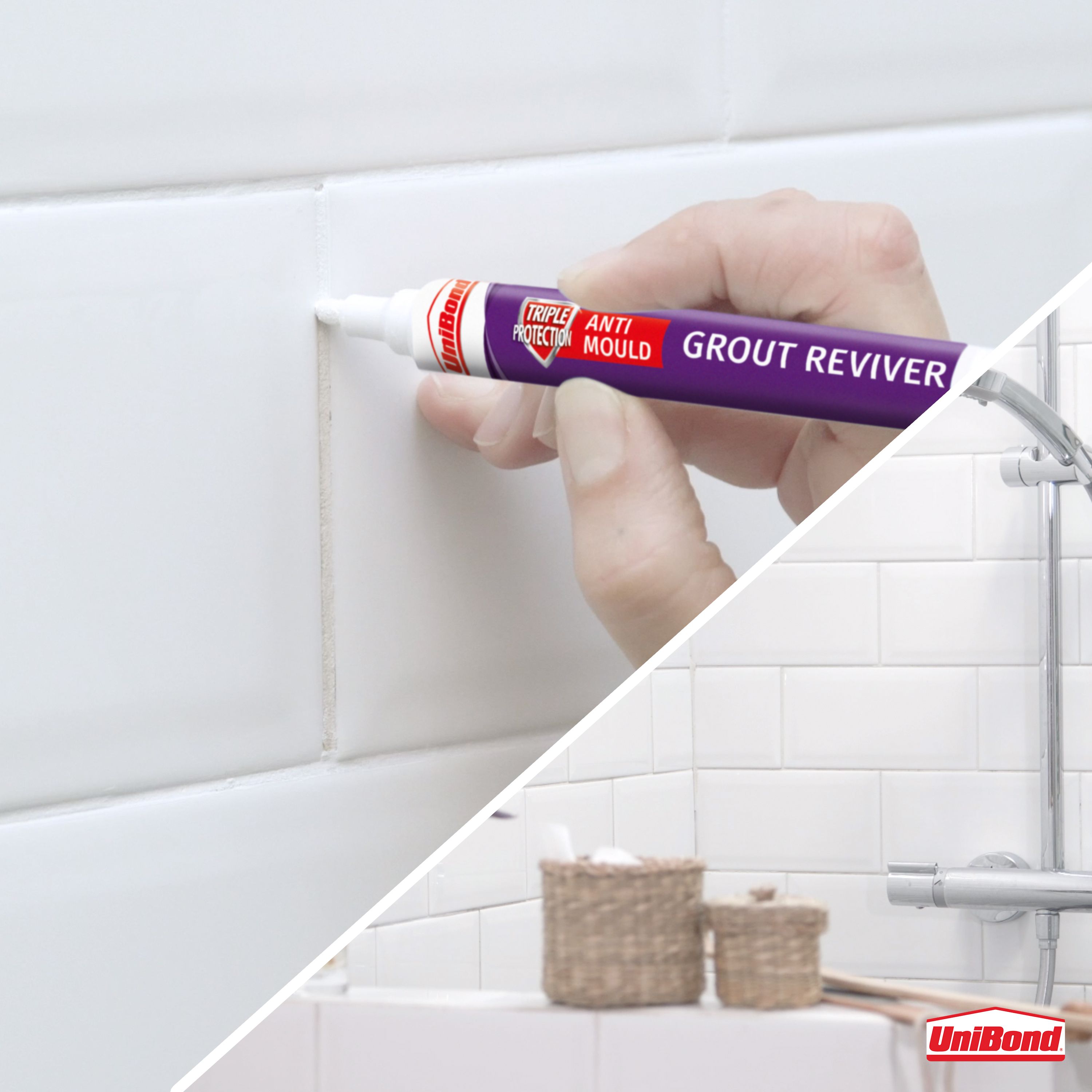 UniBond White Grout Reviver Pen 7ml