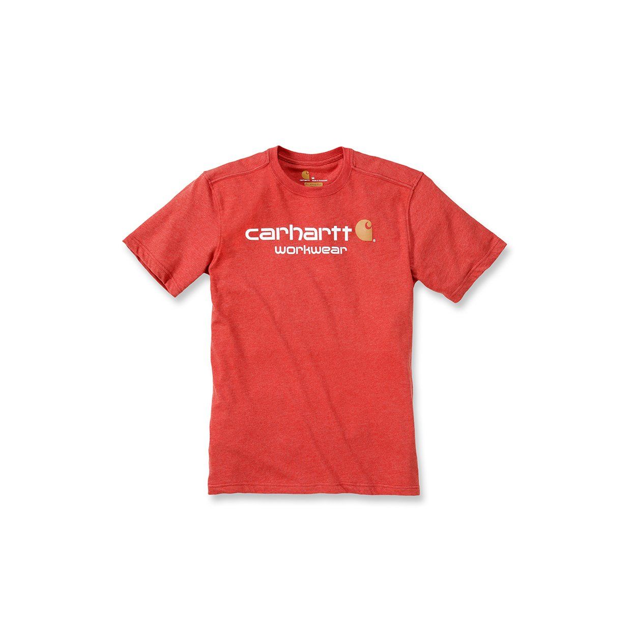 Carhartt XXL Chili Heather Core Logo T-Shirt Short Sleeve