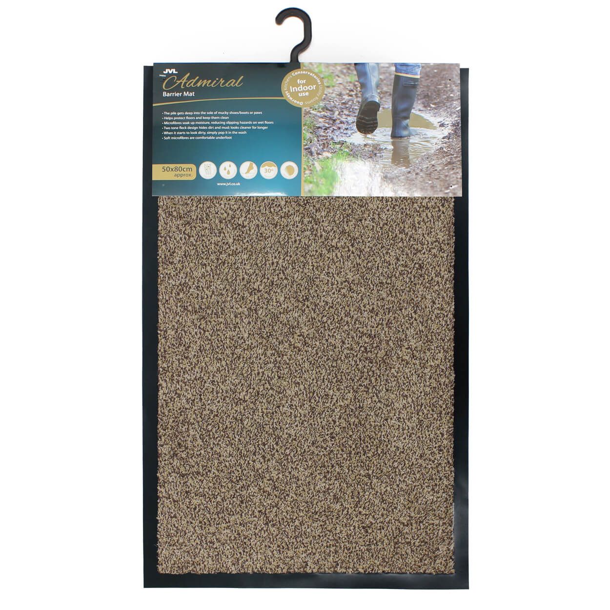 JVL Admiral Barrier Mat Assorted 50x80cm