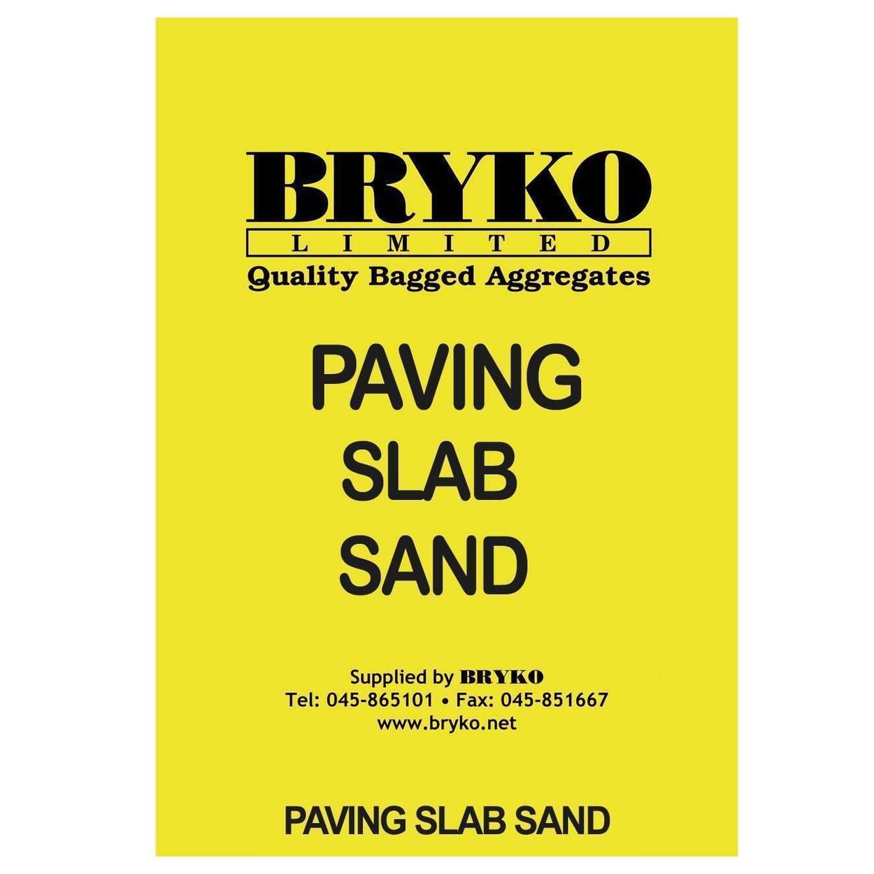 Bryko 25kg Paving Slab Sand