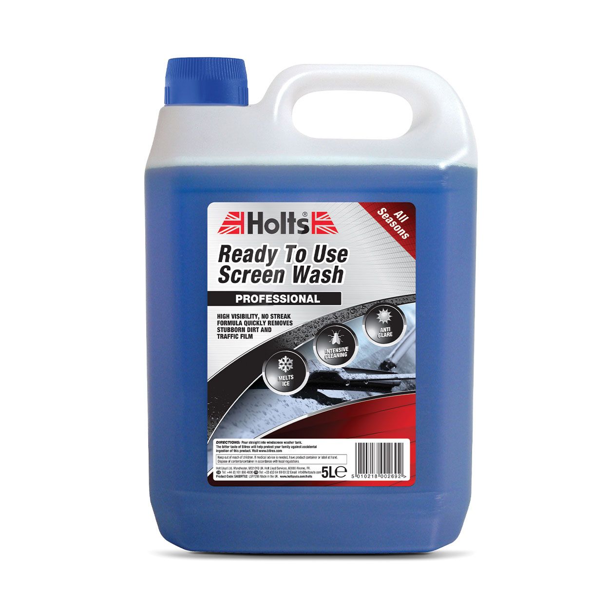 Holts Ready To Use Screenwash - 5 Litre
