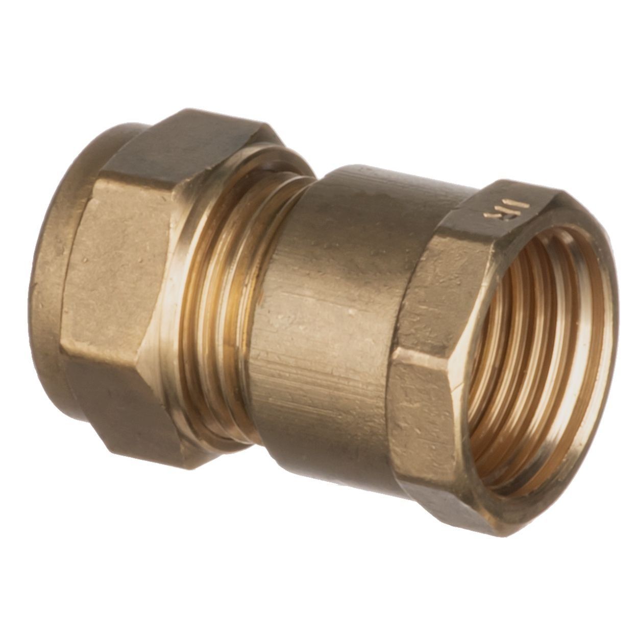 Metric Compression Fittings - 3/4" x 22mm F.I Straight Coupling 612