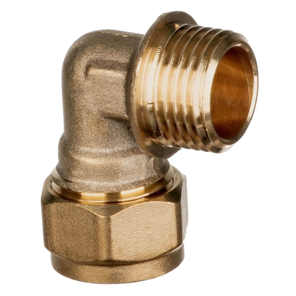Metric Compression Fittings - M.I. 3/4" x 22mm Elbow 616