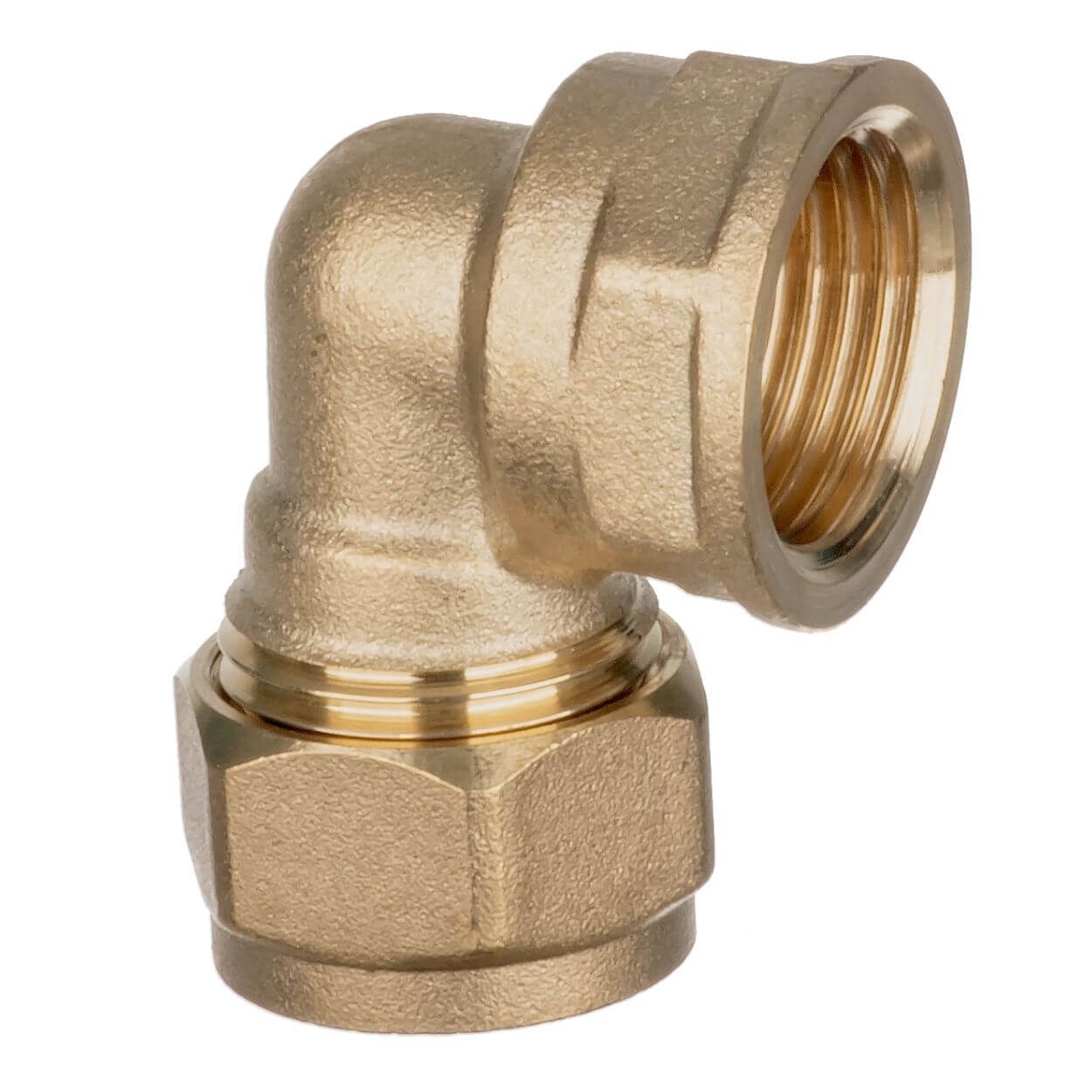 Metric Compression Fittings - 3/4" x 22mm F.I. Elbow 617