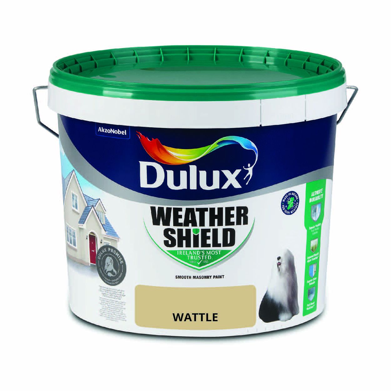 Dulux Weathershield Smooth Masonry Wattle 10L