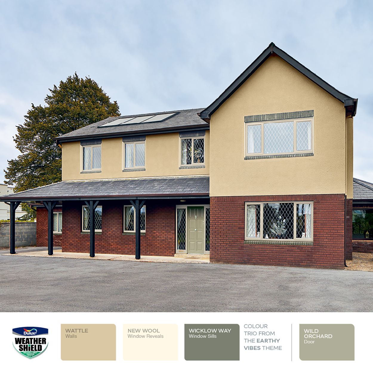 Dulux Weathershield Smooth Masonry Wattle 10L