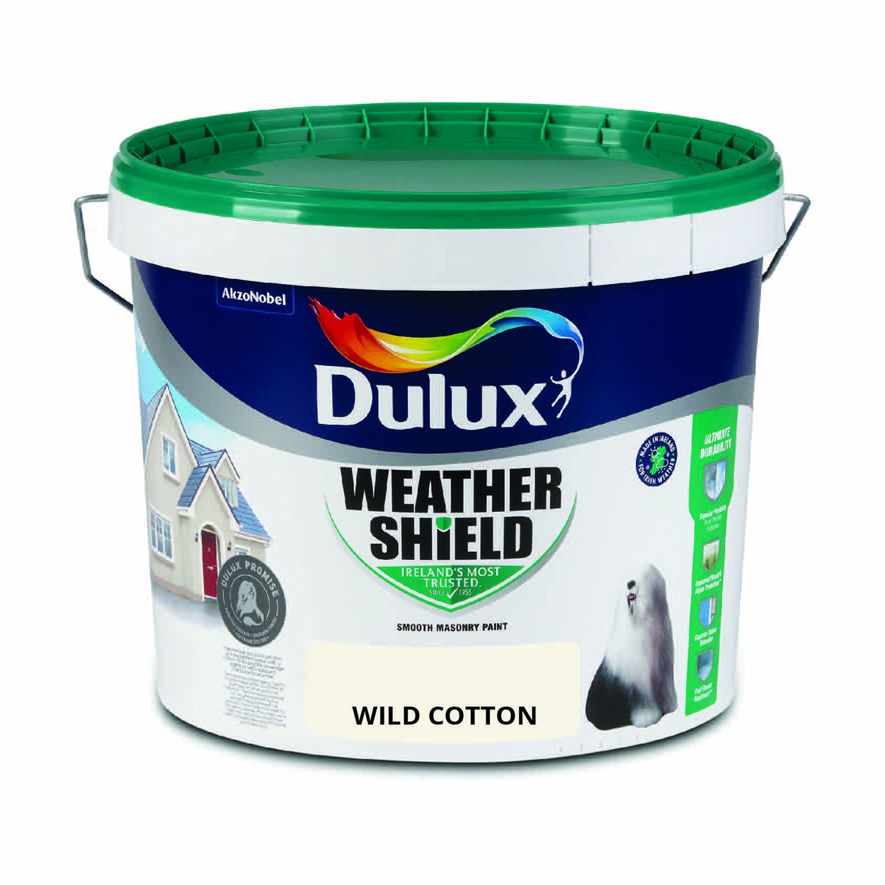 Dulux Weathershield Smooth Masonry Wild Cotton 10L