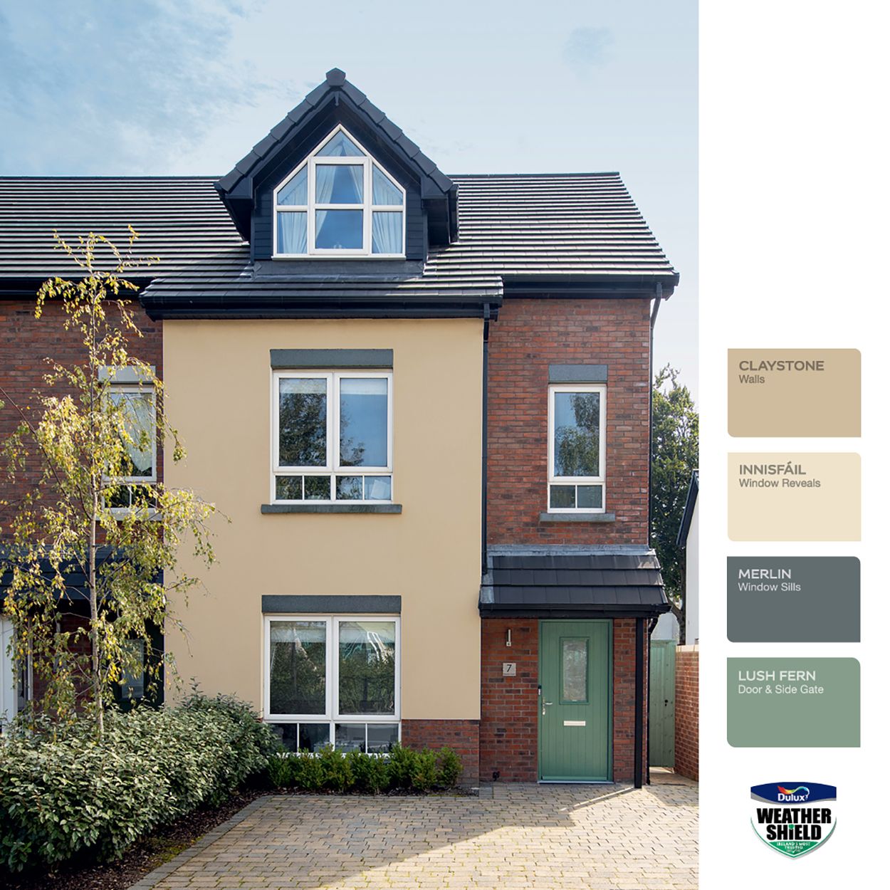Dulux Weathershield Smooth Masonry Claystone 5L