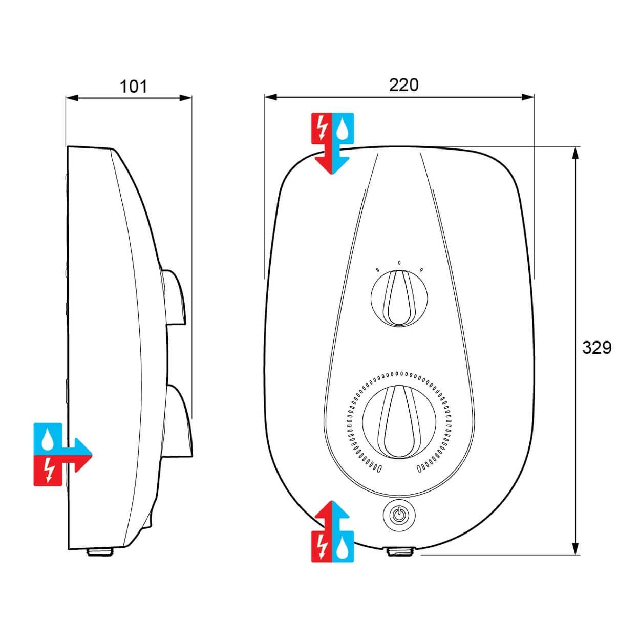 Mira Vie 9.5kw Electric Shower