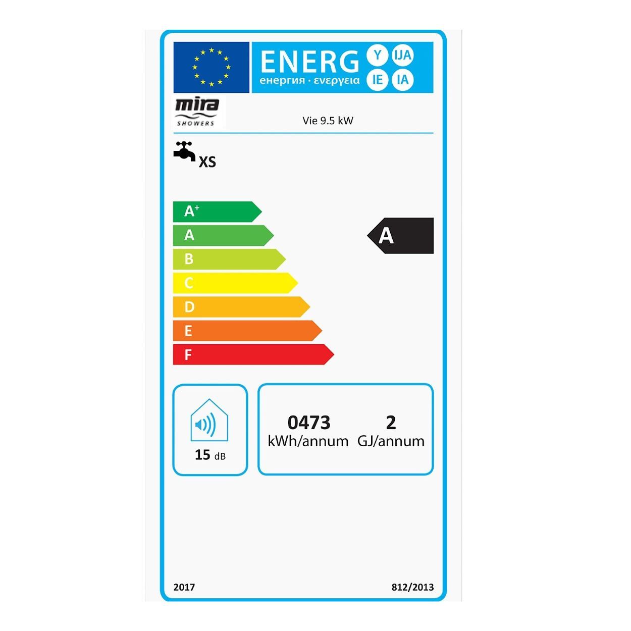 Mira Vie 9.5kw Electric Shower