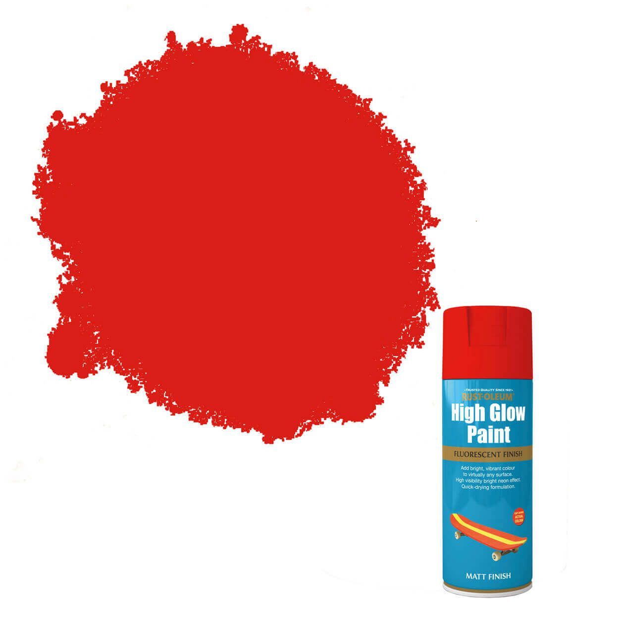 Rust-Oleum High Glow Paint Red-Orange 400ml