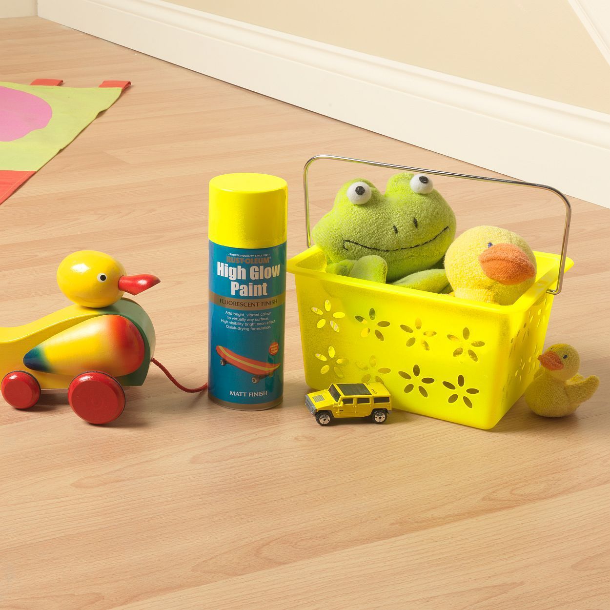 Rust-Oleum High Glow Paint Yellow 400ml