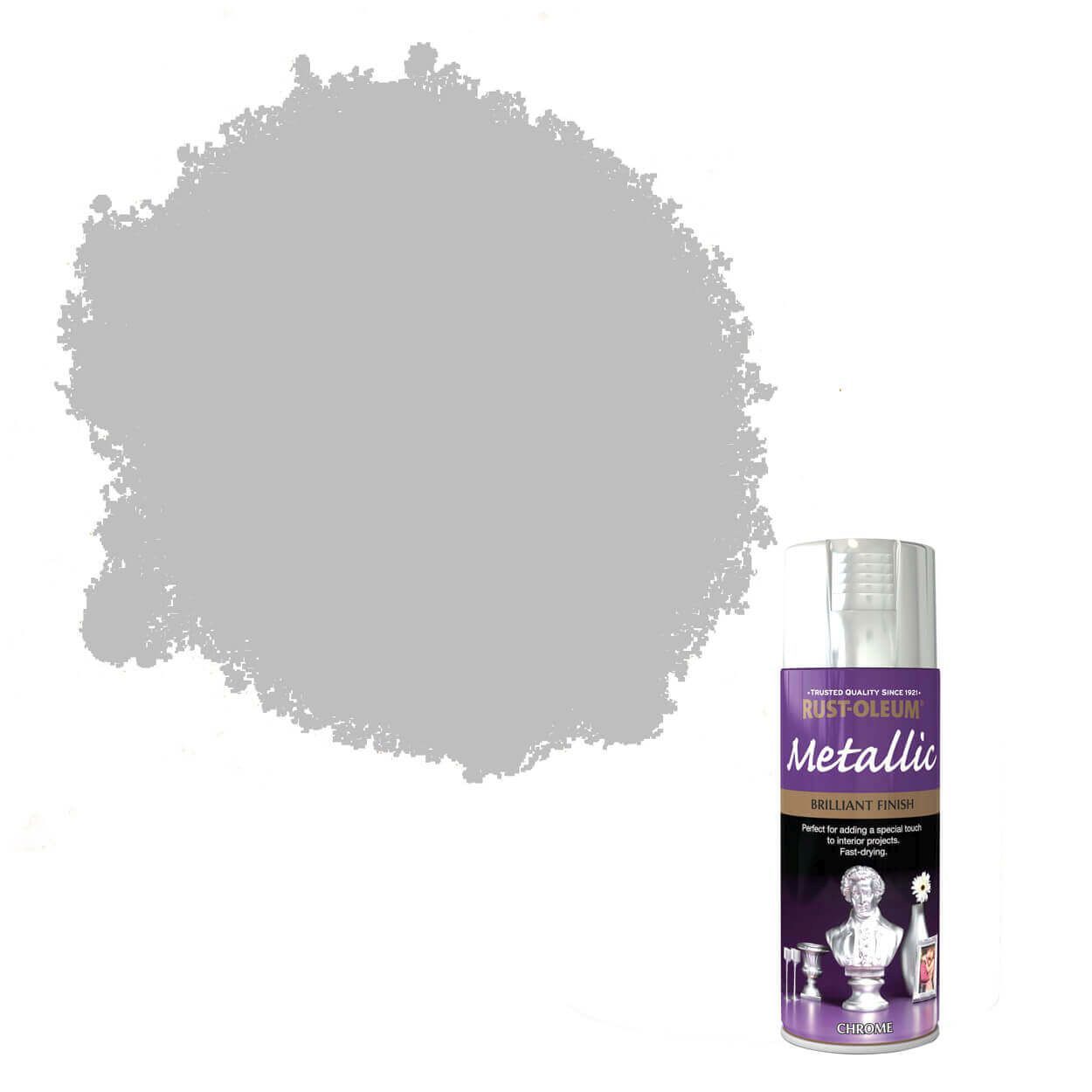 Rust-Oleum Metallic Spray Paint Chrome 400ml