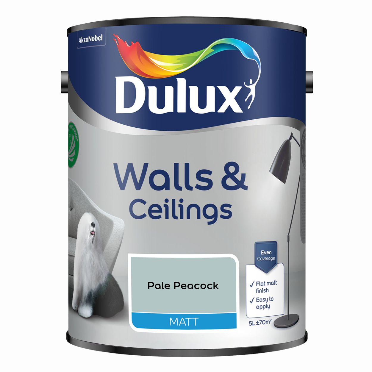 Dulux Vinyl Matt Pale Peacock 5L