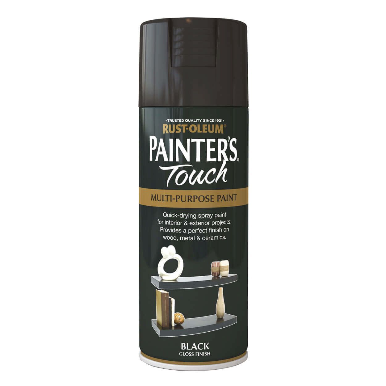 Rust-Oleum Painter's Touch Gloss Black 400ml