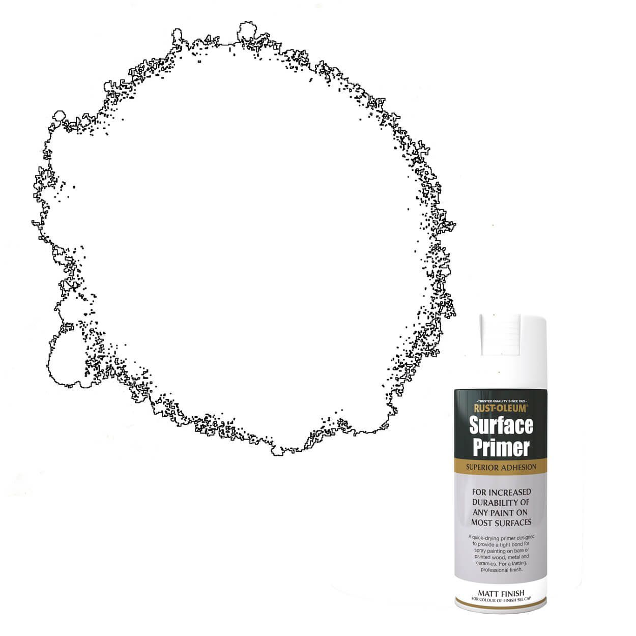 Rust-Oleum Surface Primer White 400ml