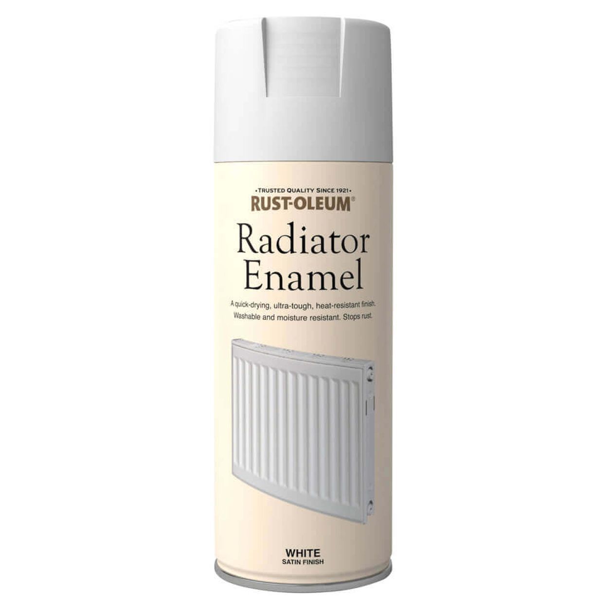 Rust-Oleum Radiator Enamel Satin White 400ml