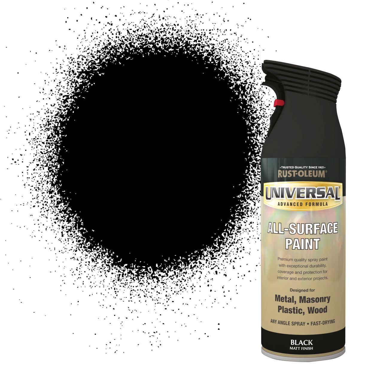 Rust-Oleum Universal All-Surface Spray Paint Flat Black