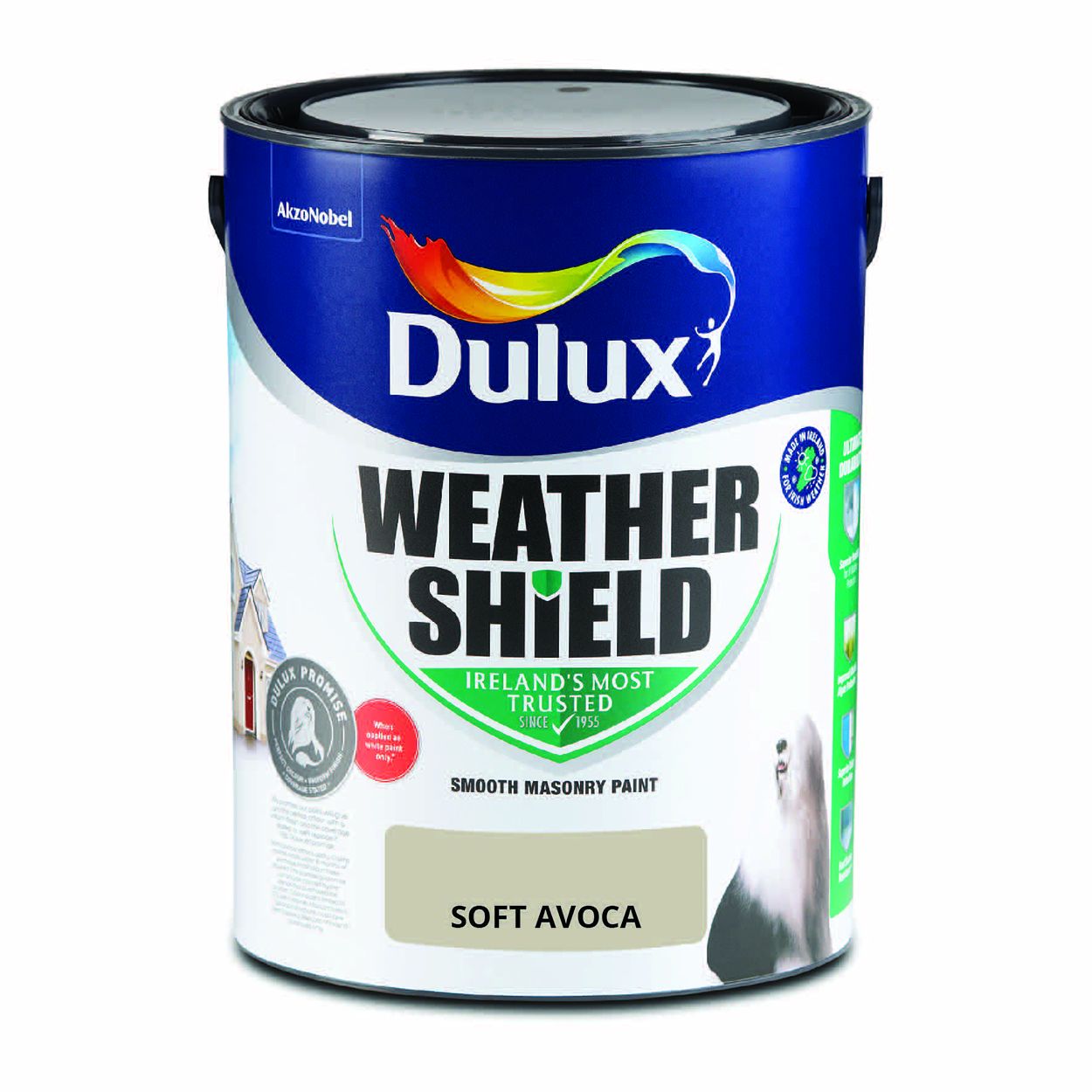Dulux Weathershield Smooth Masonry Soft Avoca 5L