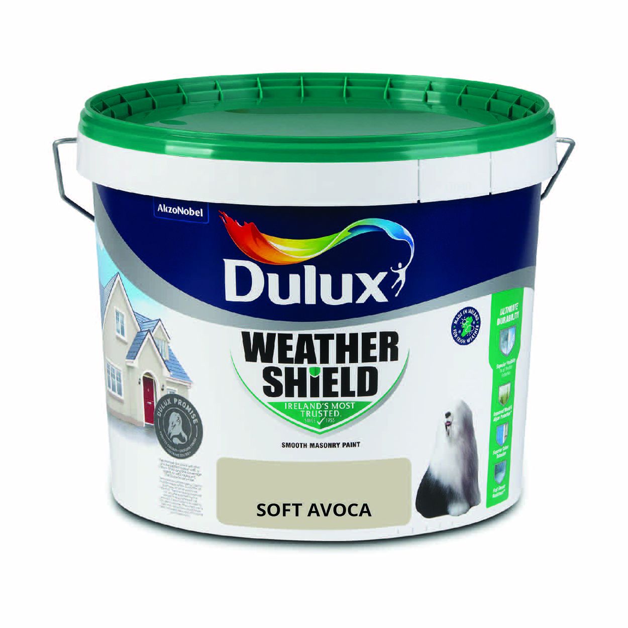 Dulux Weathershield Smooth Masonry Soft Avoca 10L