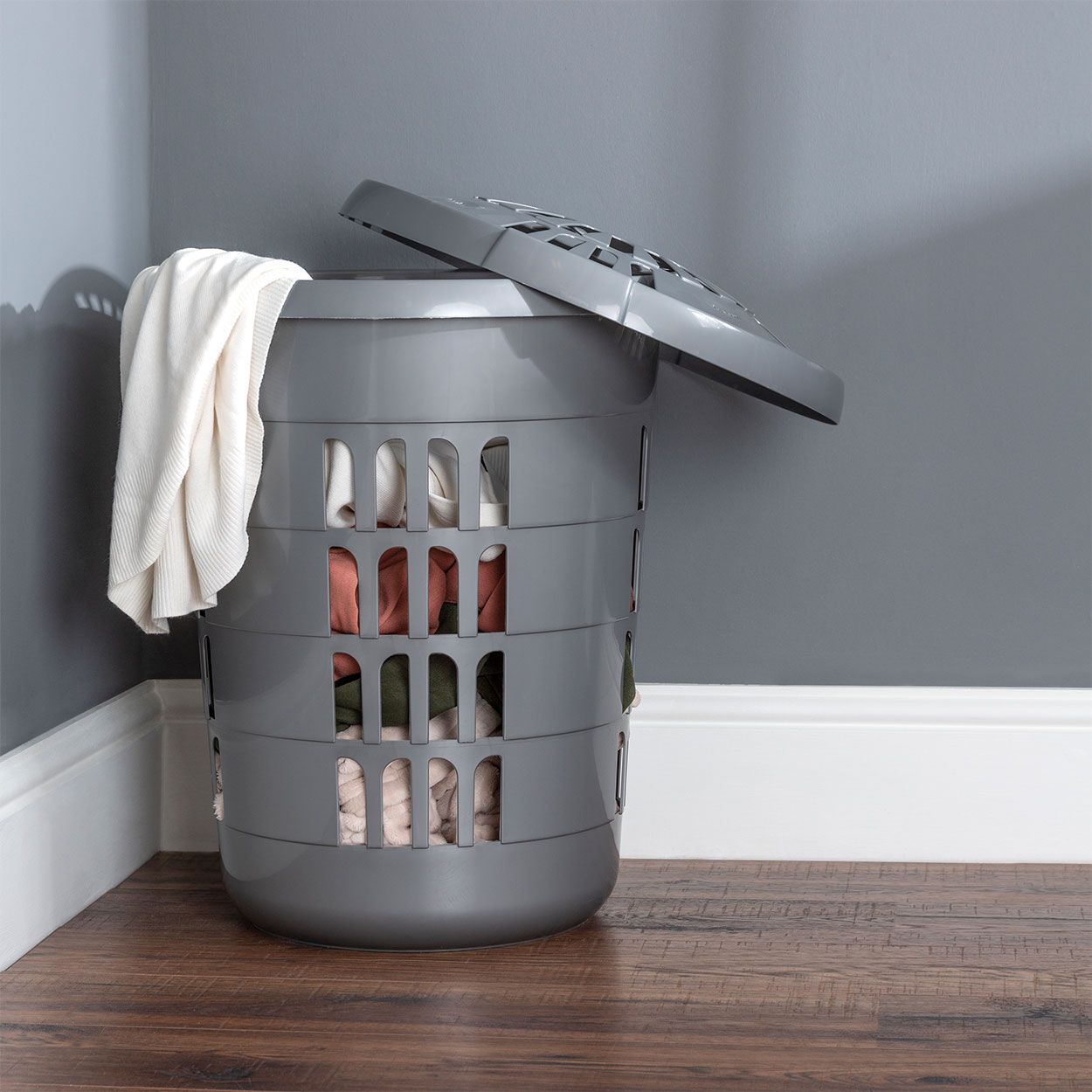 Wham Deluxe Round Laundry Hamper