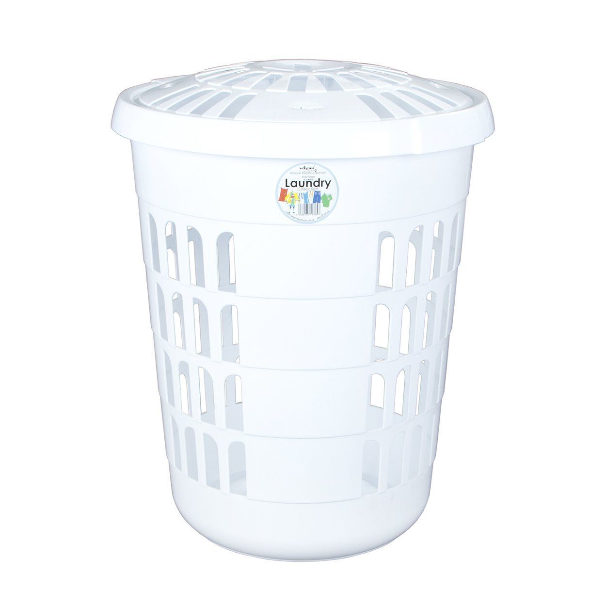 Wham Deluxe Round Laundry Hamper