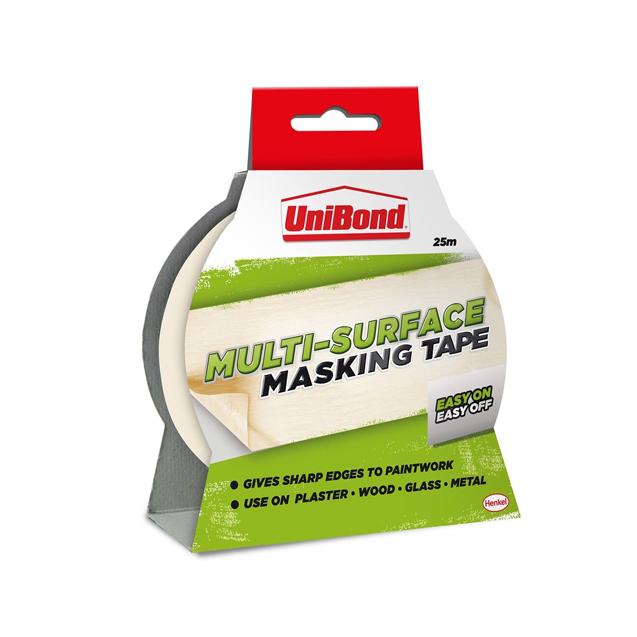 Unibond Easy On Off Masking Tape 25m x 25mm