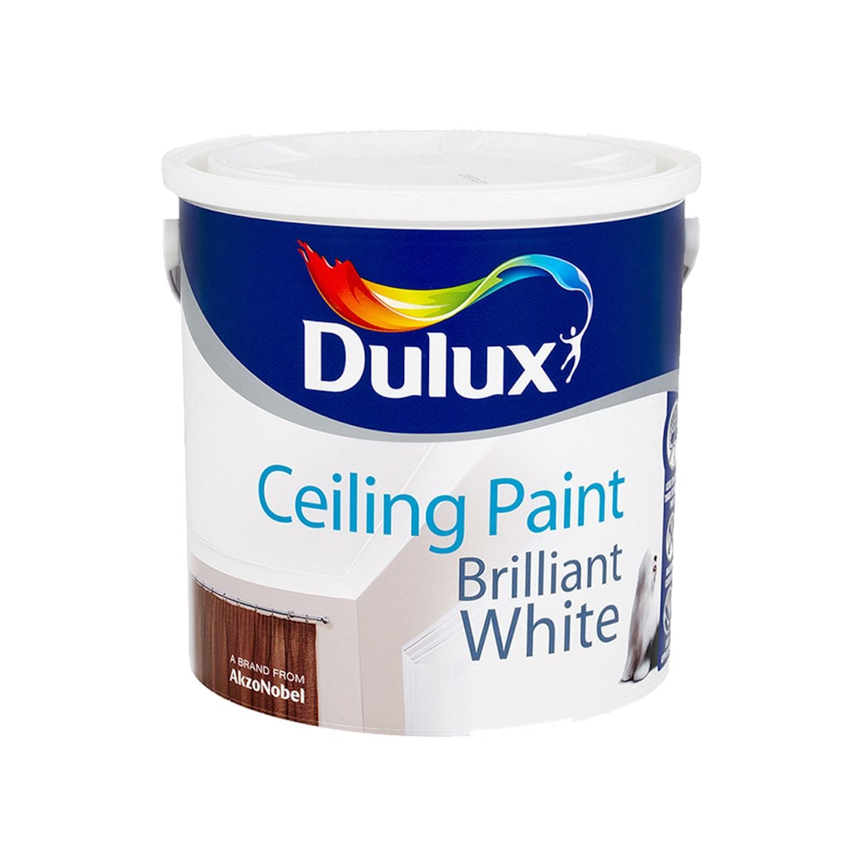Dulux Ceiling Paint Pure Brilliant White 2.5L