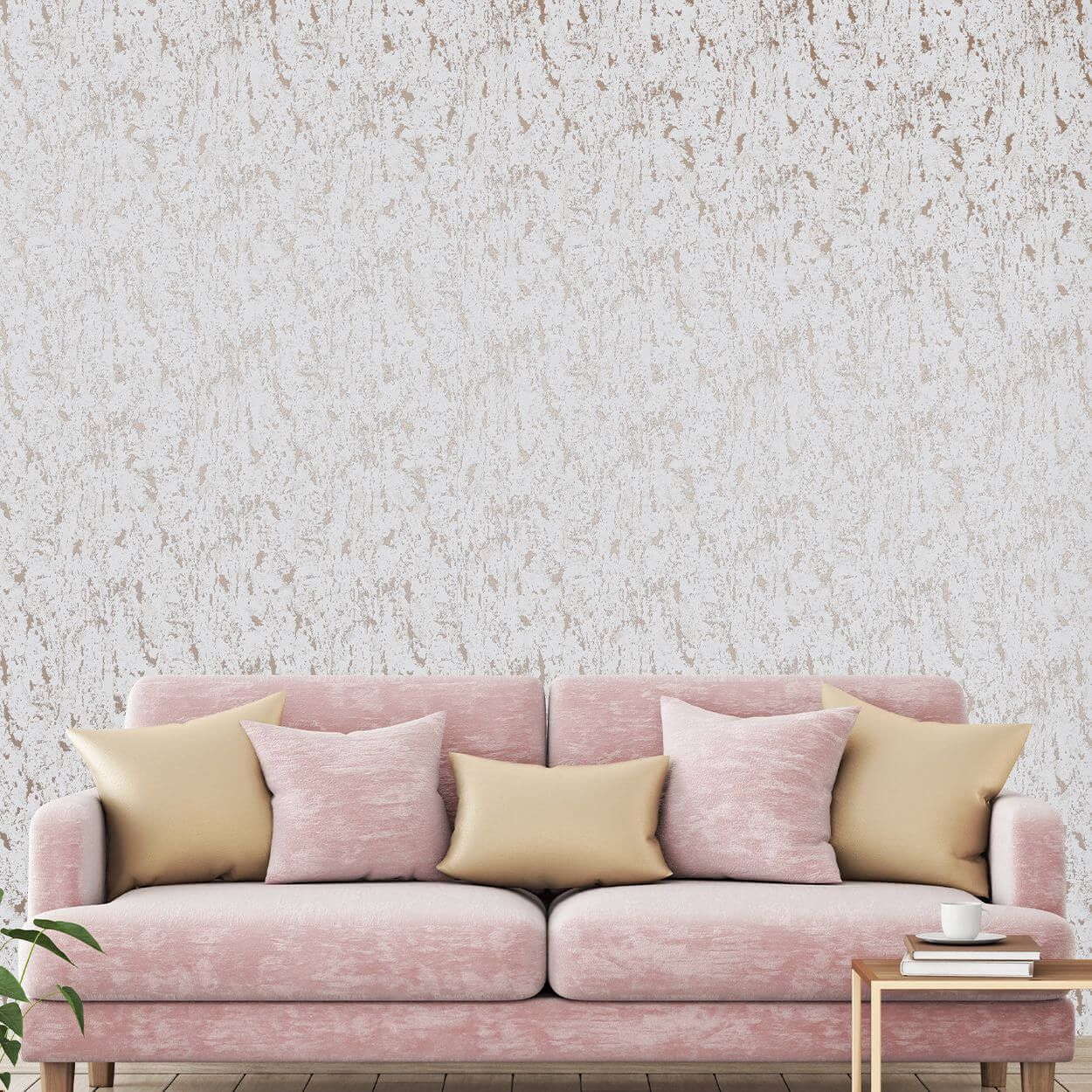 Milan Rose Gold Wallpaper