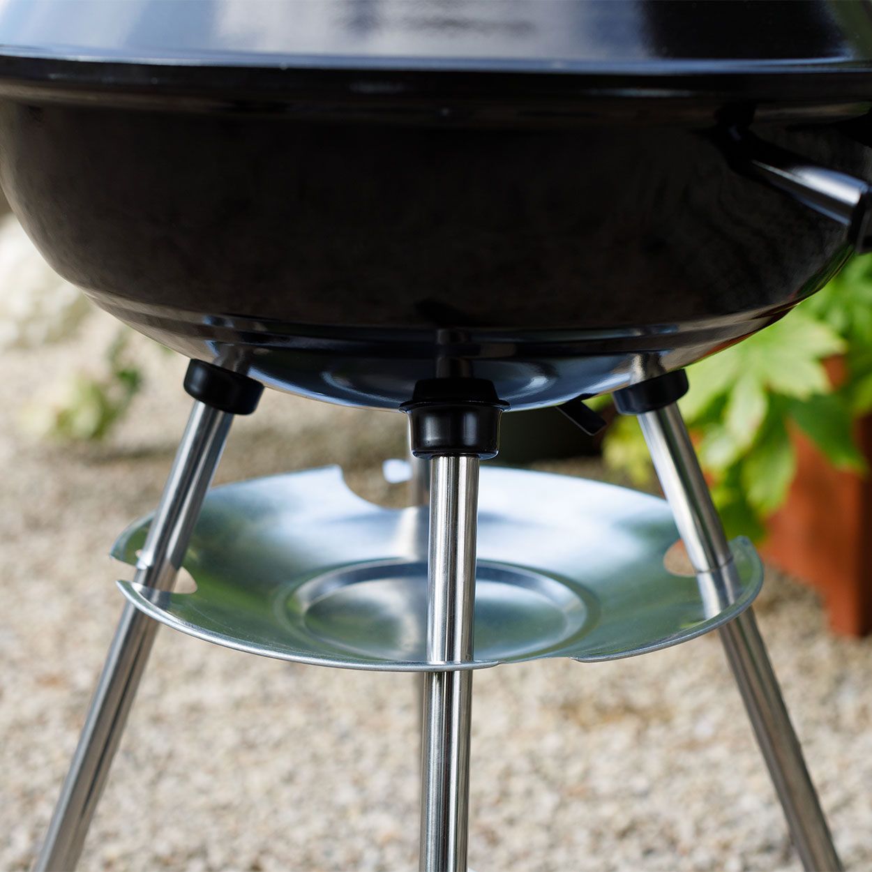 Omaha 43cm Charcoal Kettle BBQ Black