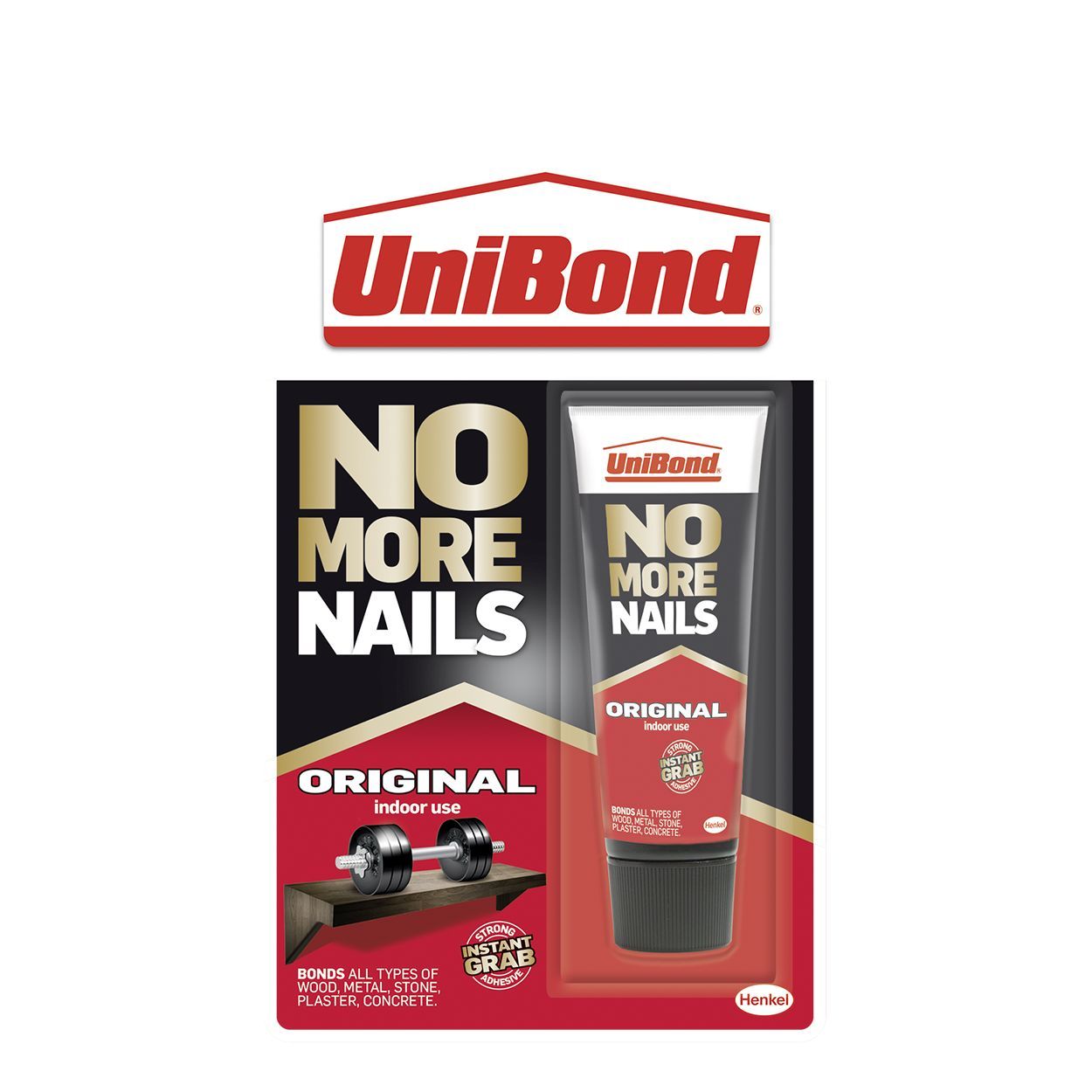 UniBond No More Nails Original Grab Adhesive Mini Tube 52g