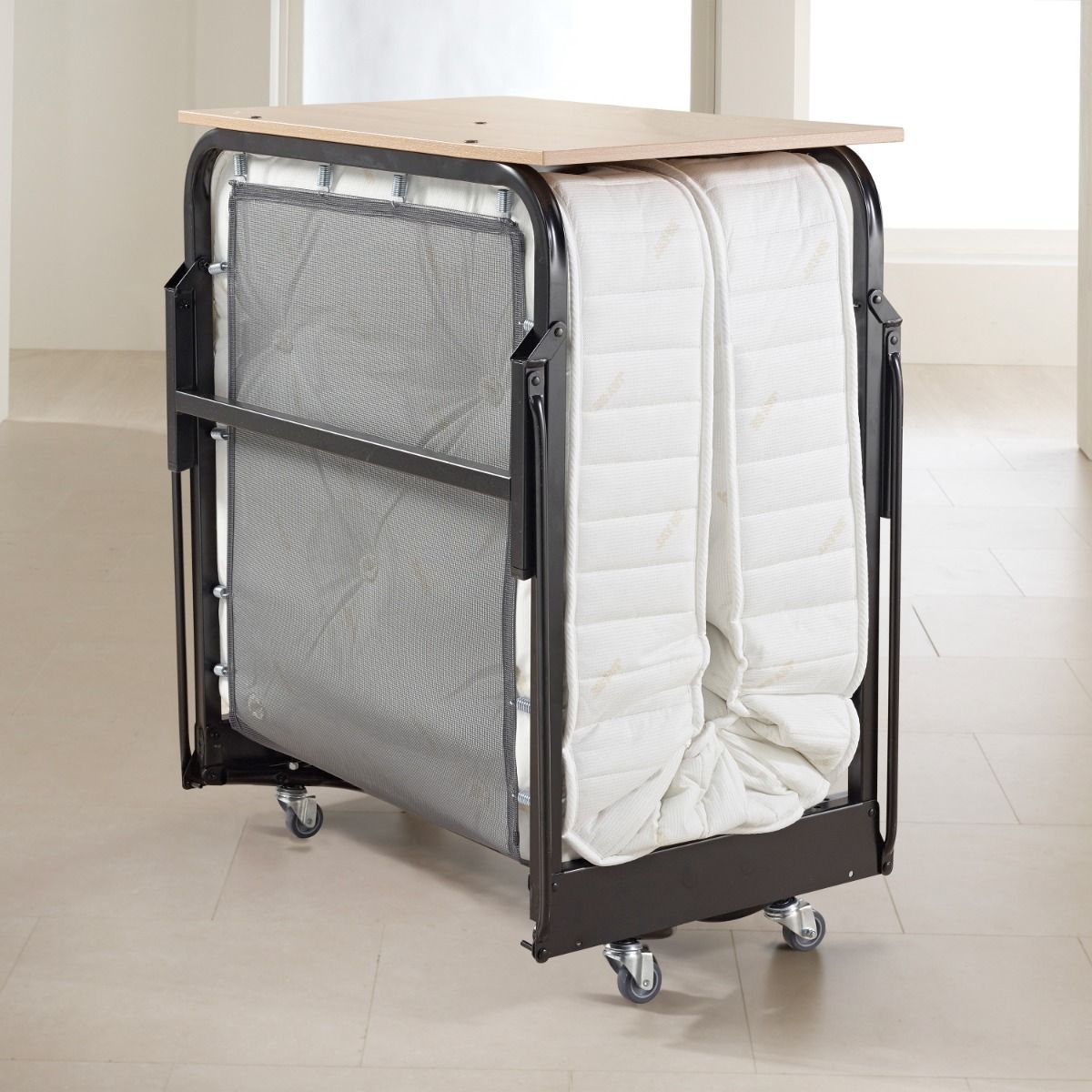 Jay-Be Crown Premier Folding Bed with Deep Sprung Mattress - Single 