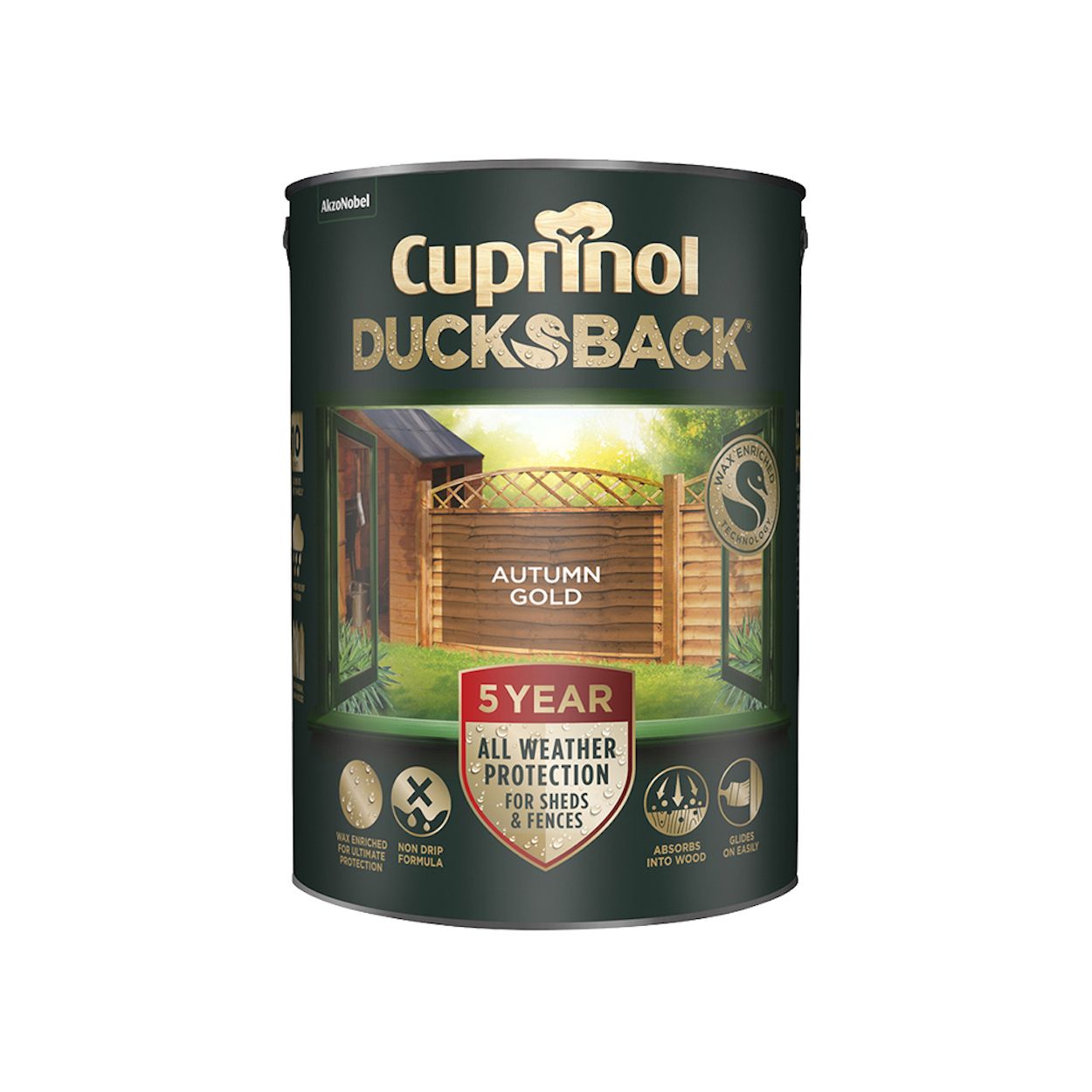 Cuprinol Ducksback Autumn Gold 5L