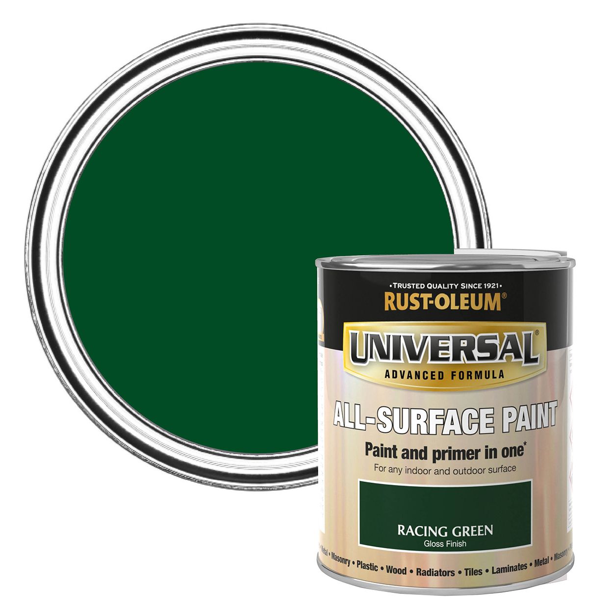 Rust-Oleum Universal All-Surface Paint (Brush) Racing Green