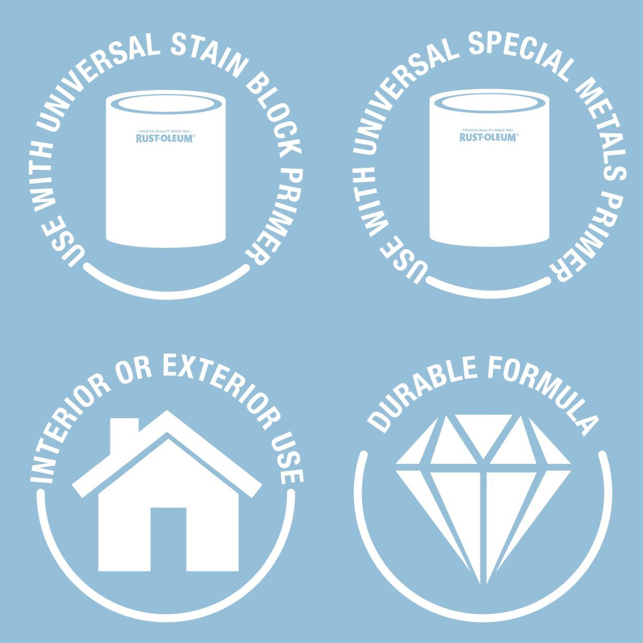 Rust-Oleum Universal All-Surface Paint (Brush) Slate Grey