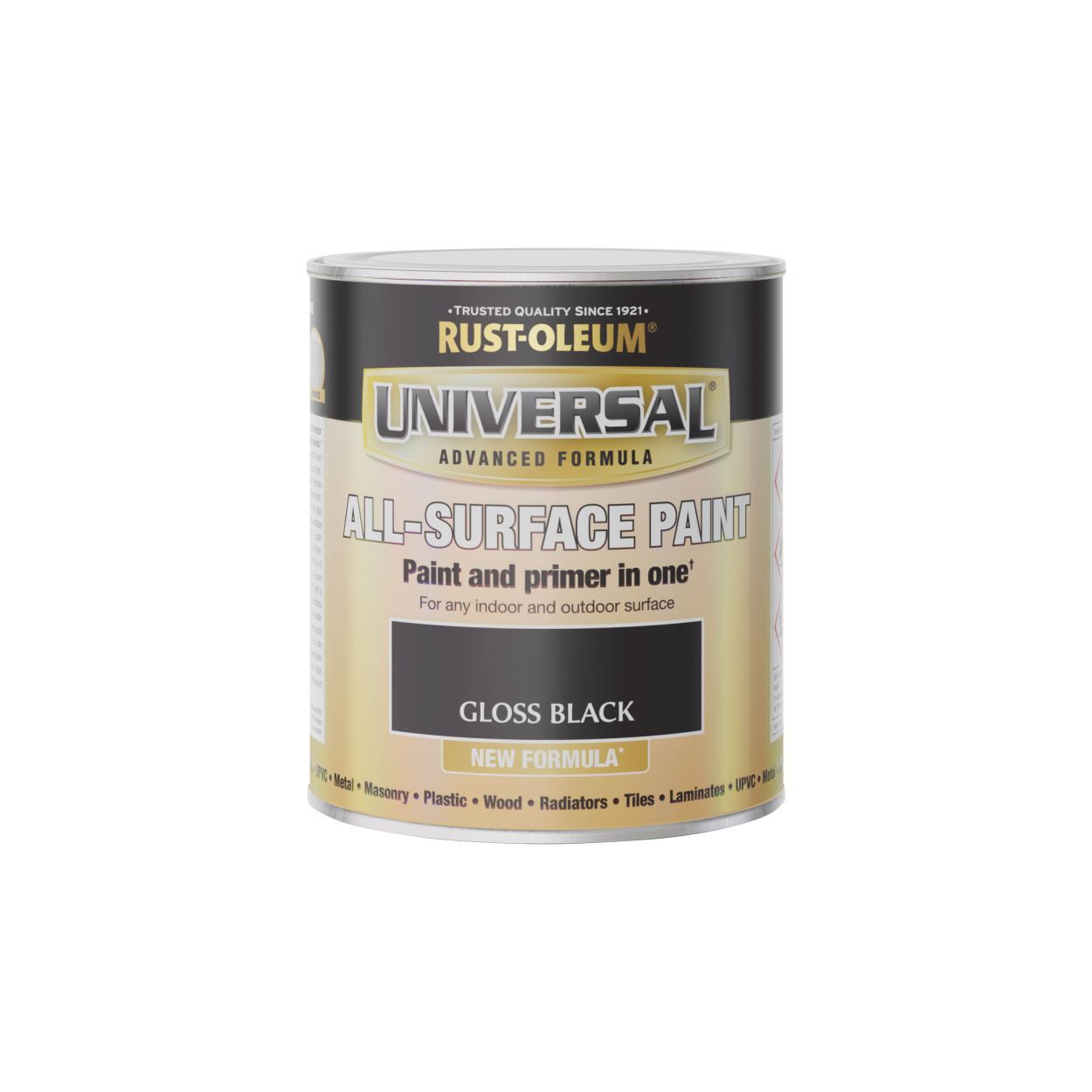 Rust-Oleum Universal All-Surface Paint (Brush) Gloss Black