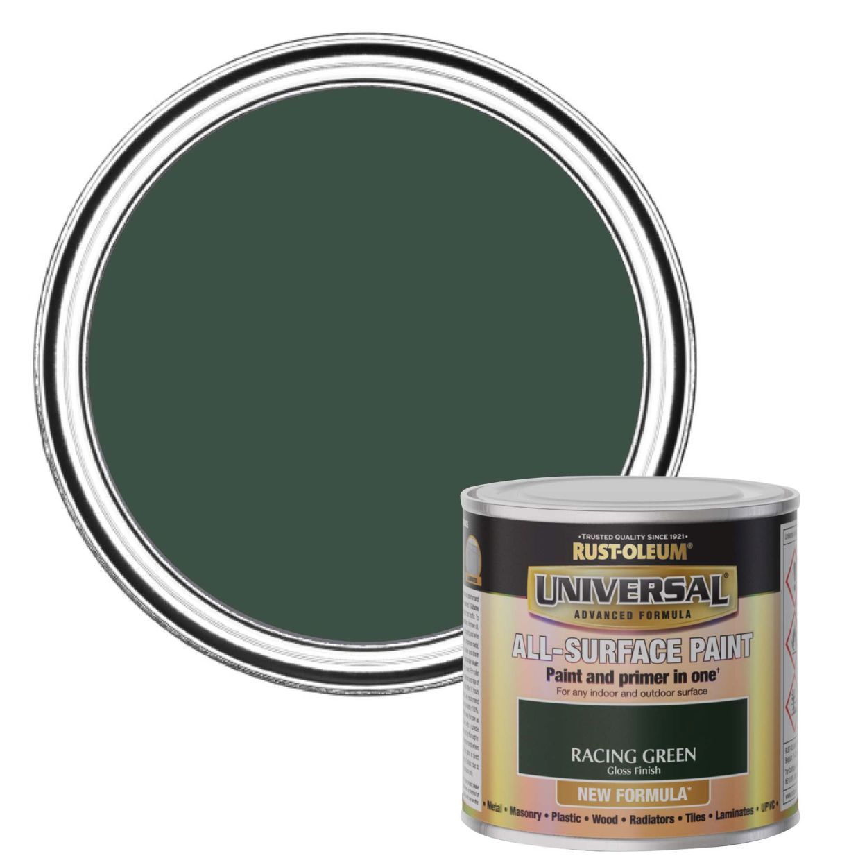 Rust-Oleum Universal All-Surface Paint (Brush) Racing Green