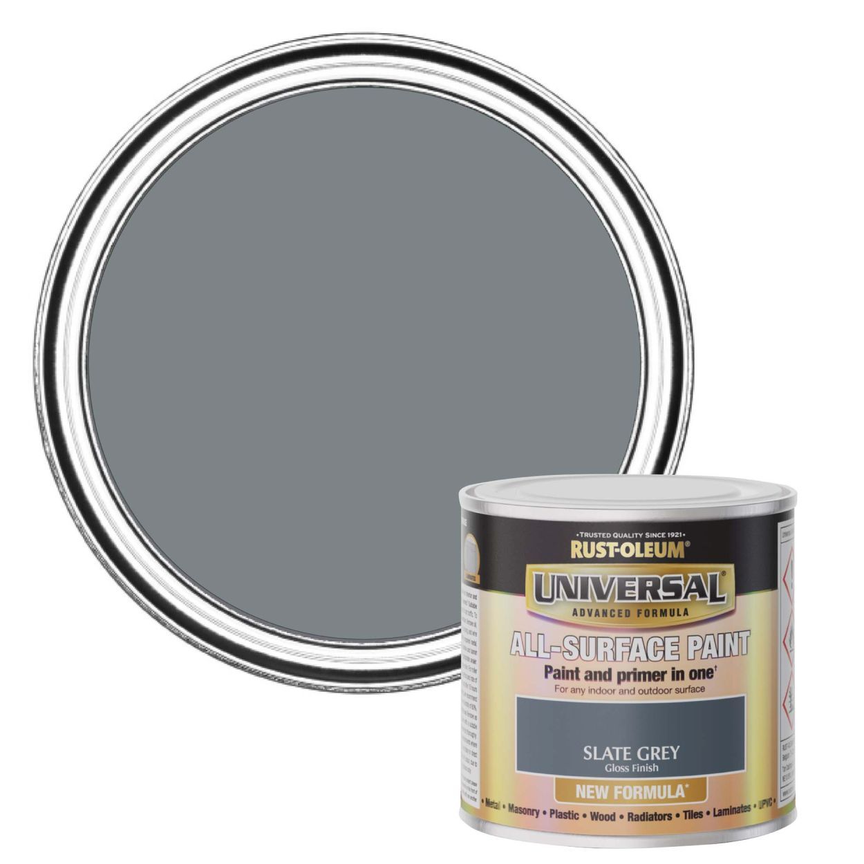 Rust-Oleum Universal All-Surface Paint (Brush) Slate Grey